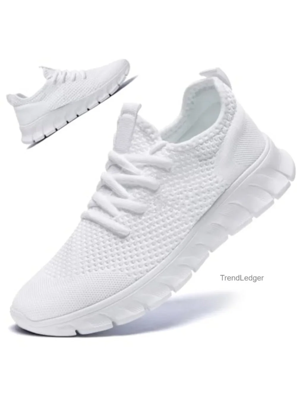 RJYWGS Lightweight Slip On Running Shoes Breathable Mesh Sneakers